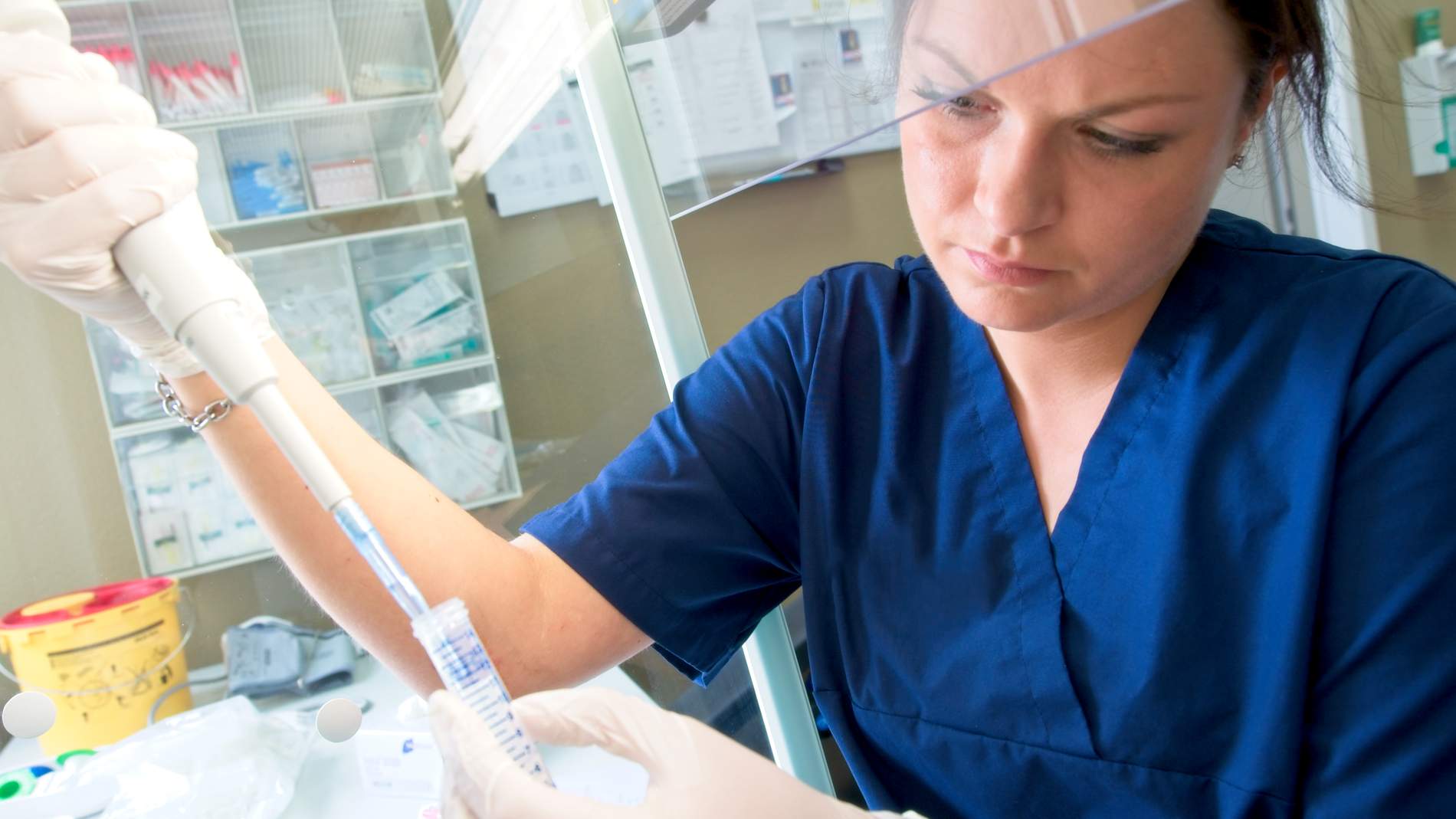 Auch das Labor kann fotografiert werden